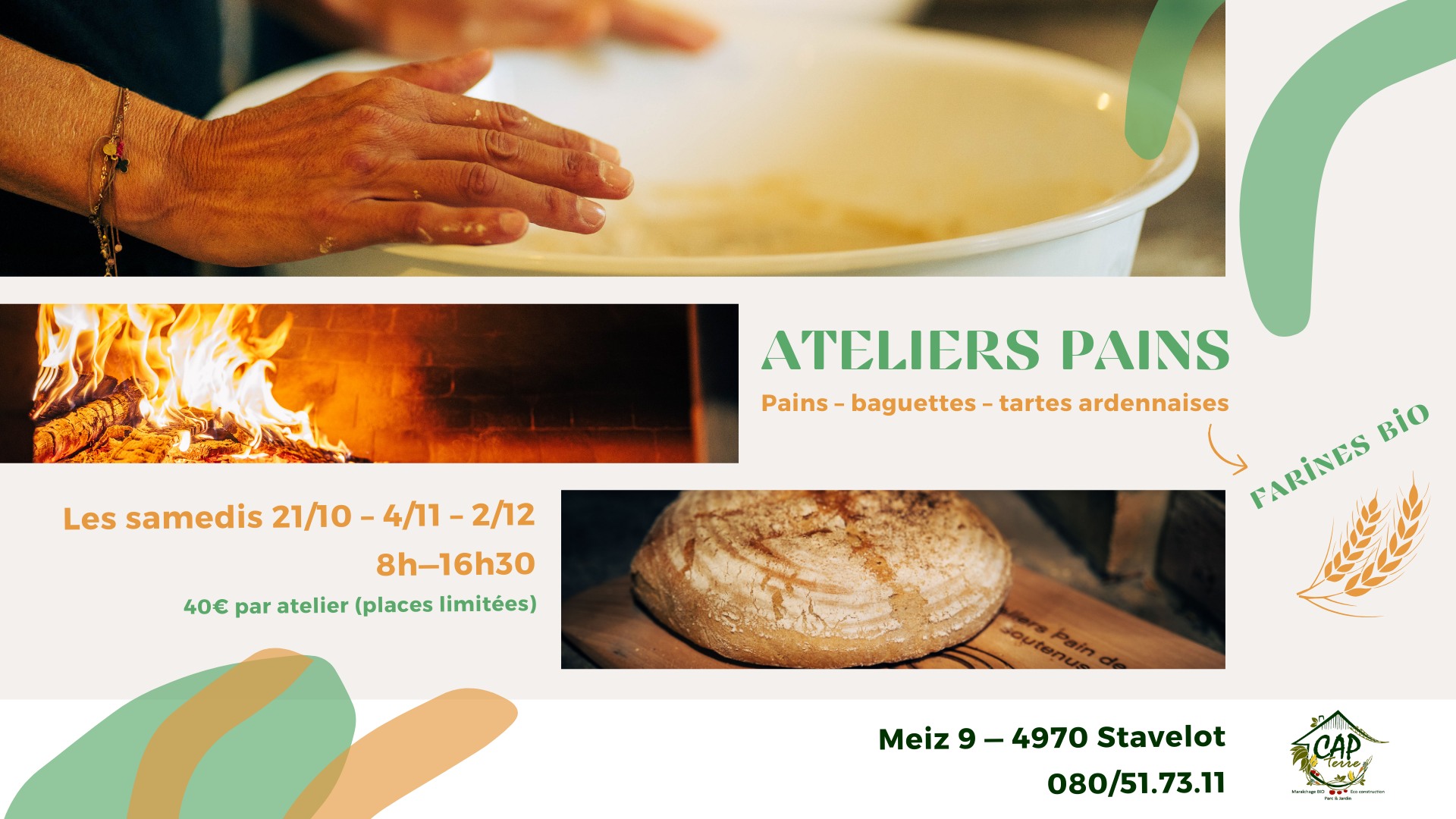 Prochains ateliers pains de l’automne [COMPLETS]